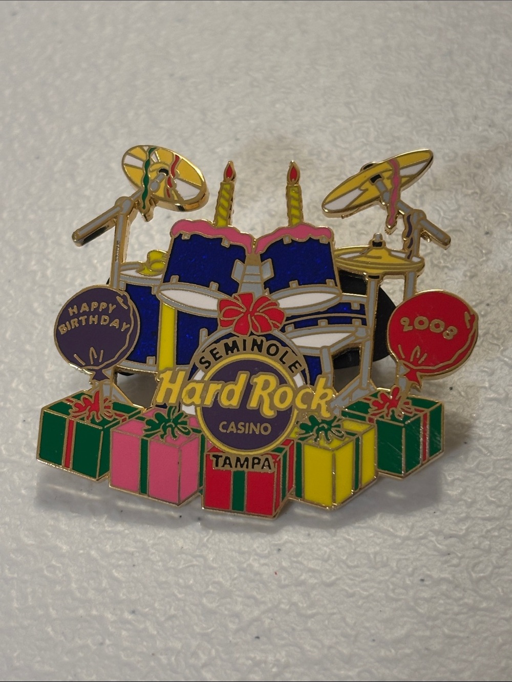 Happy Birthday Hard Rock Casino Tampa Pin